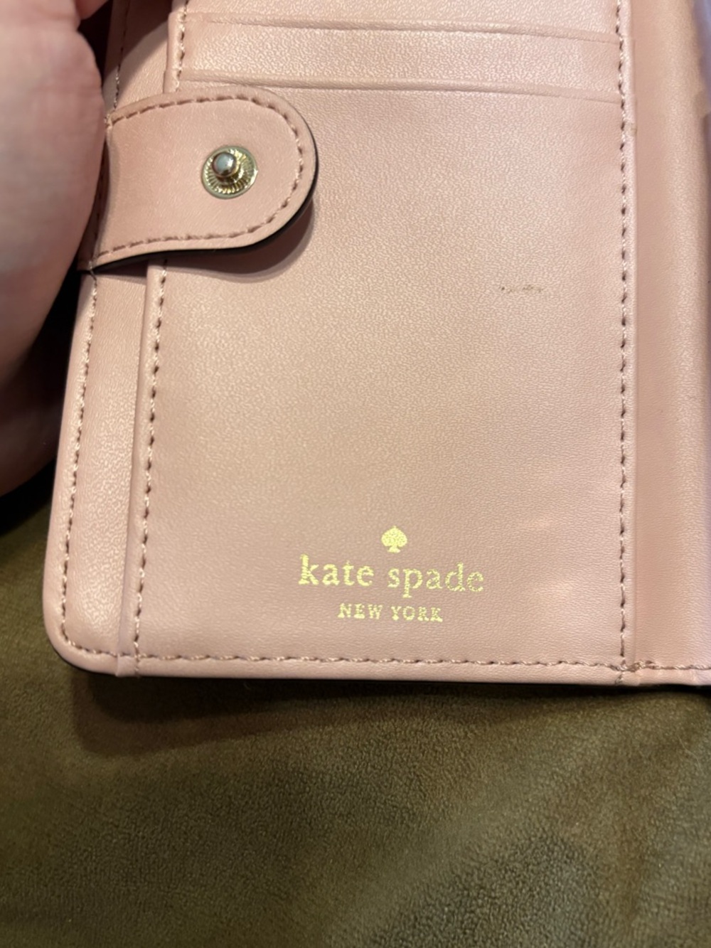 kate♠️spade pink pebbled leather wallet - Picture 13 of 16